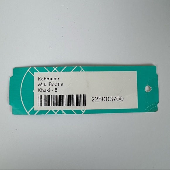 Kahmune | Neutral Leather Mila Chelsea Ankle Bootie Khaki | 38 - Picture 11 of 13